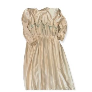 Vintage 80s Donna Morgan satin dress